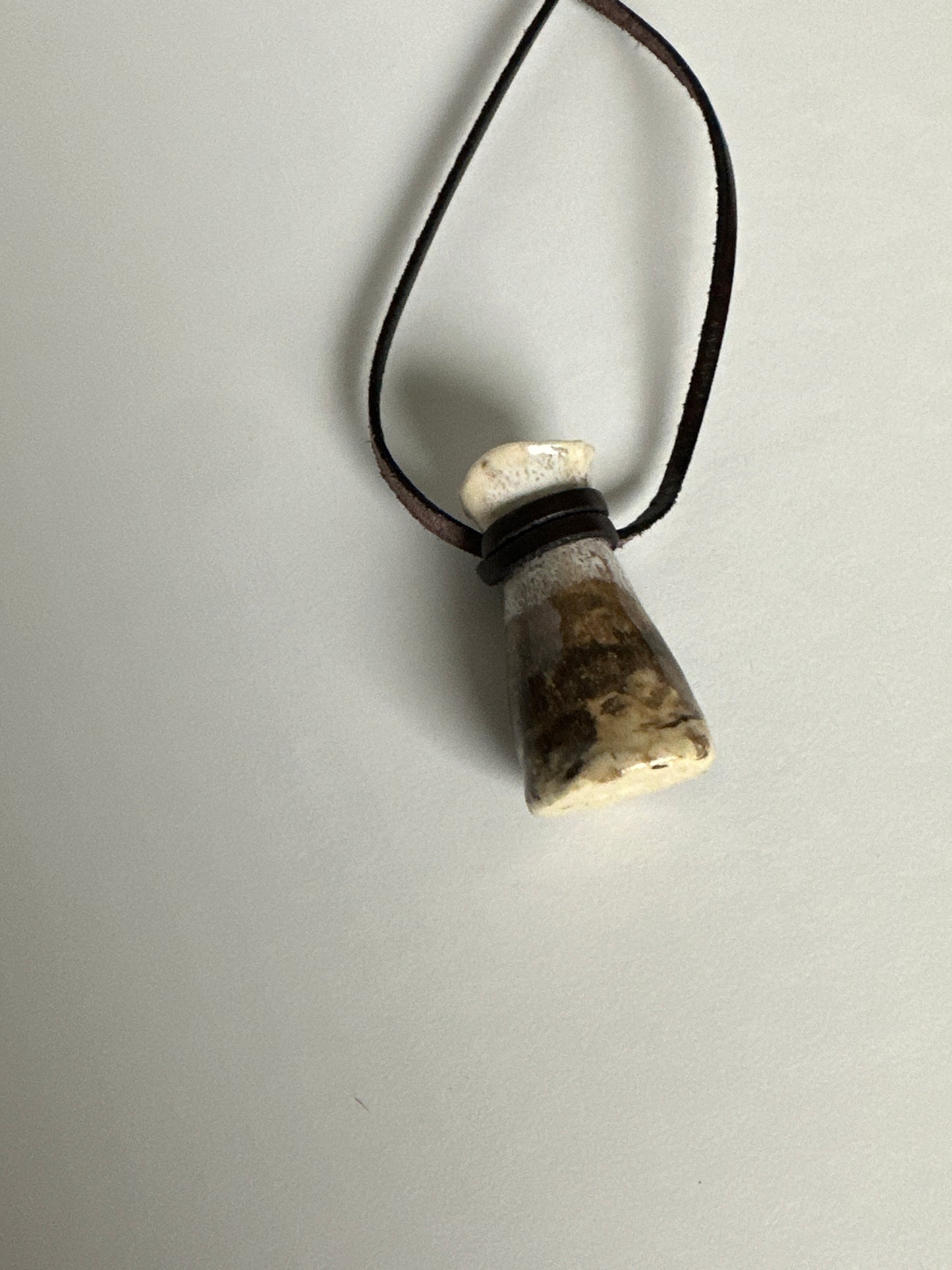 “Fill me up” ceramic vessle necklace
