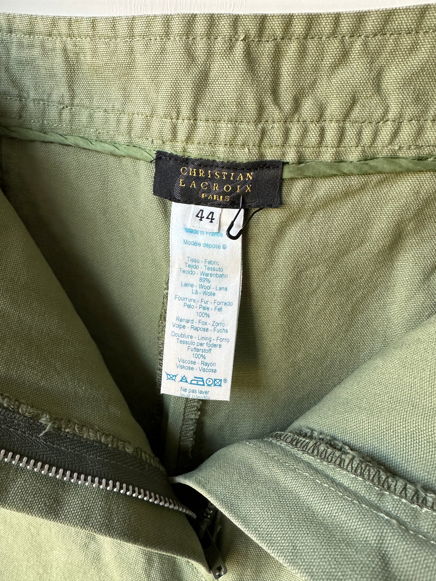 Vintage Christian Lacroix Paris Pants Fall 2000