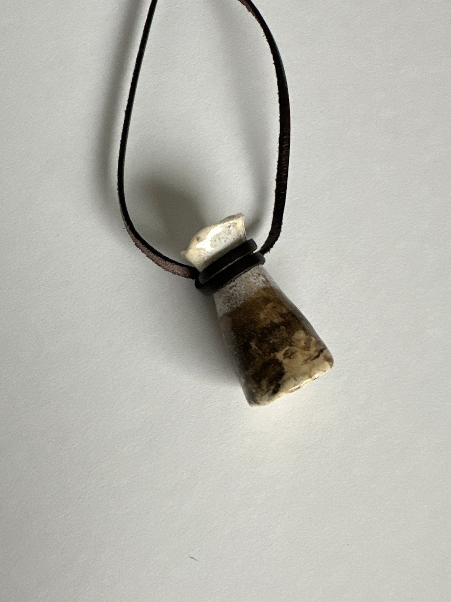 “Fill me up” ceramic vessle necklace