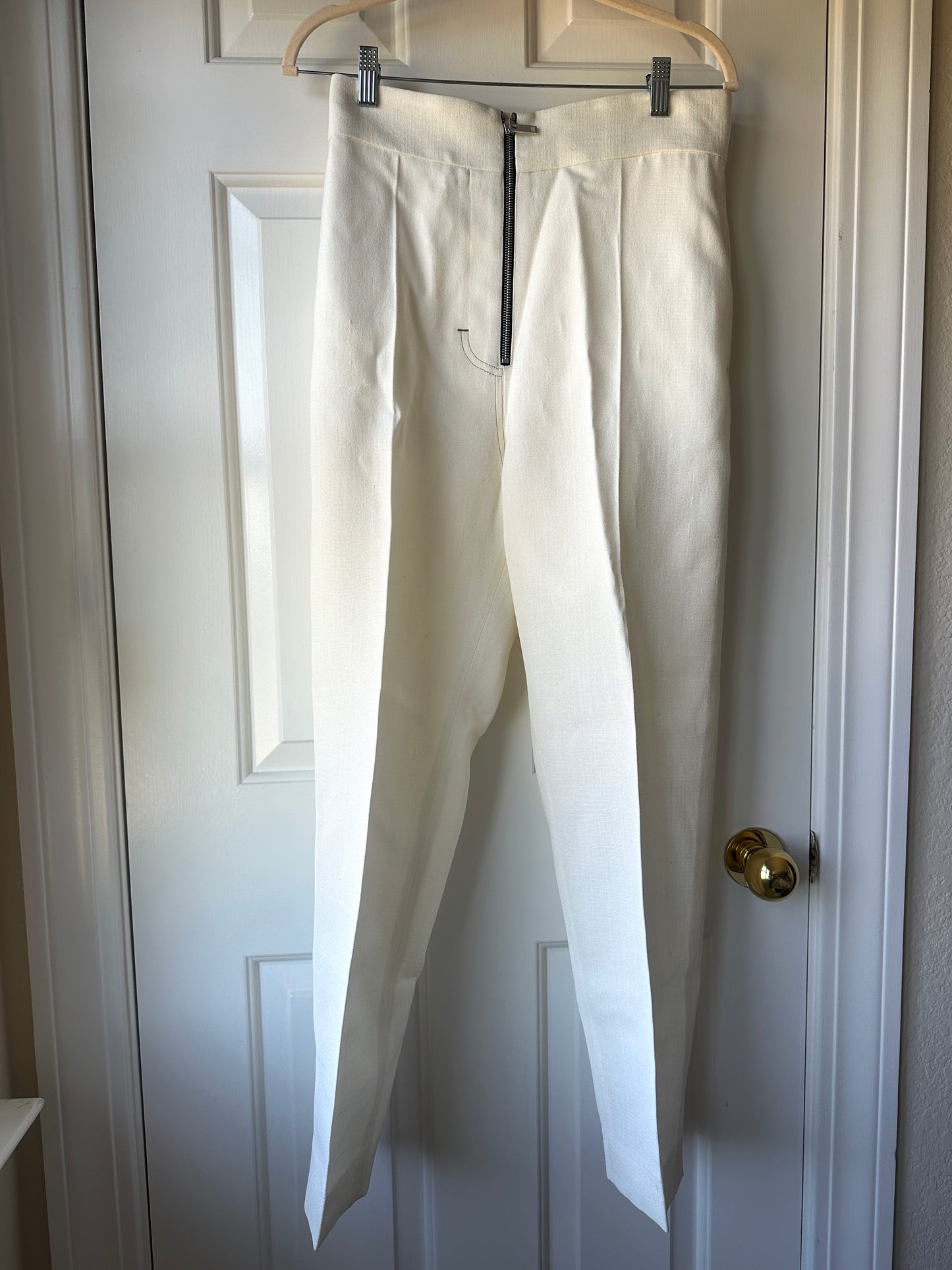 Celine SS16 Off-White Tailored Trousers Runway Piece by Phoebe Philo