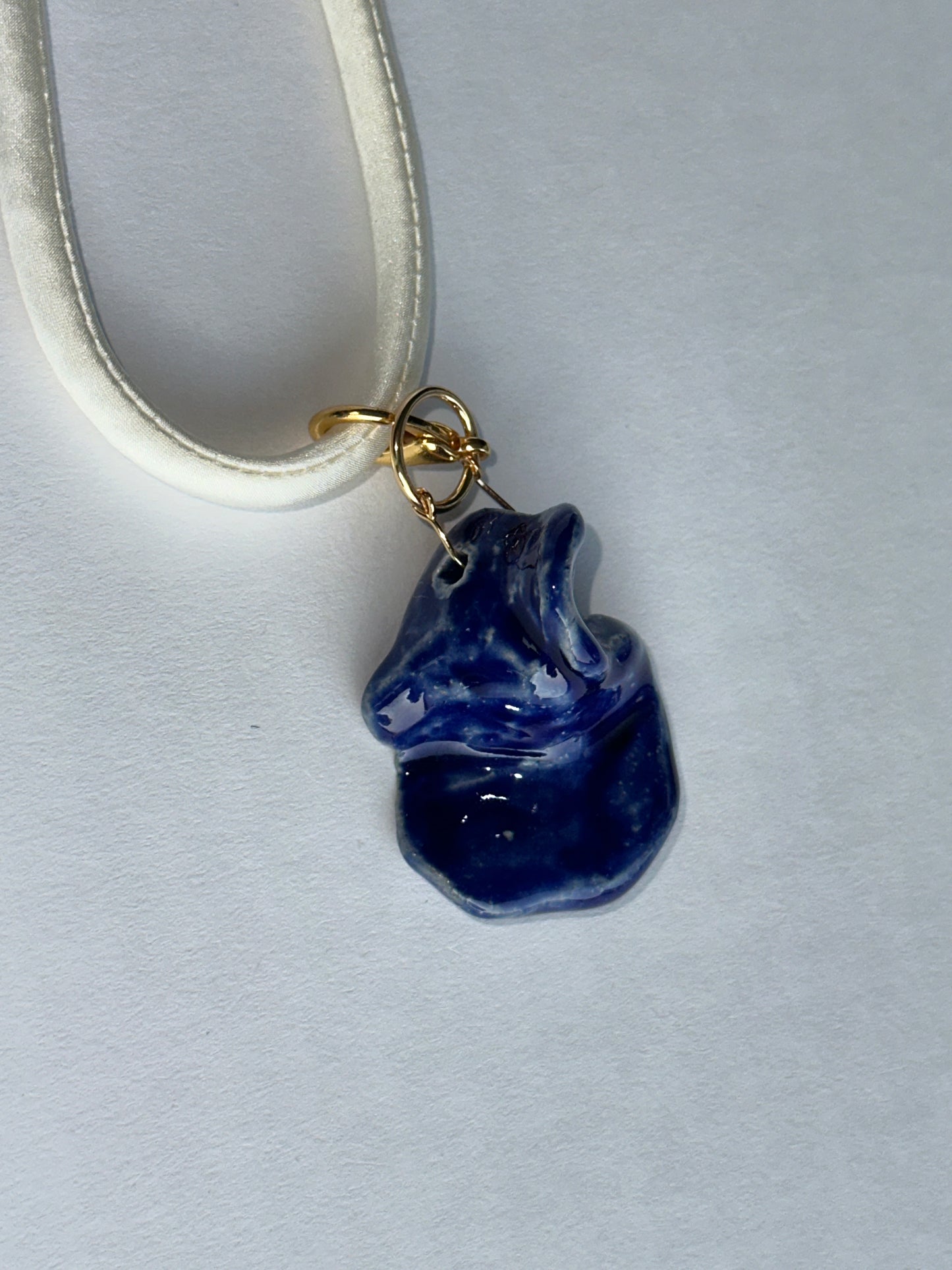 Blue Roundhead Necklace