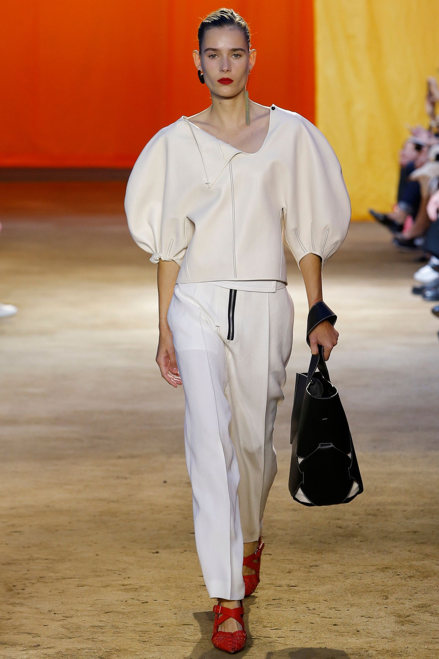 Celine SS16 Off-White Tailored Trousers Runway Piece by Phoebe Philo
