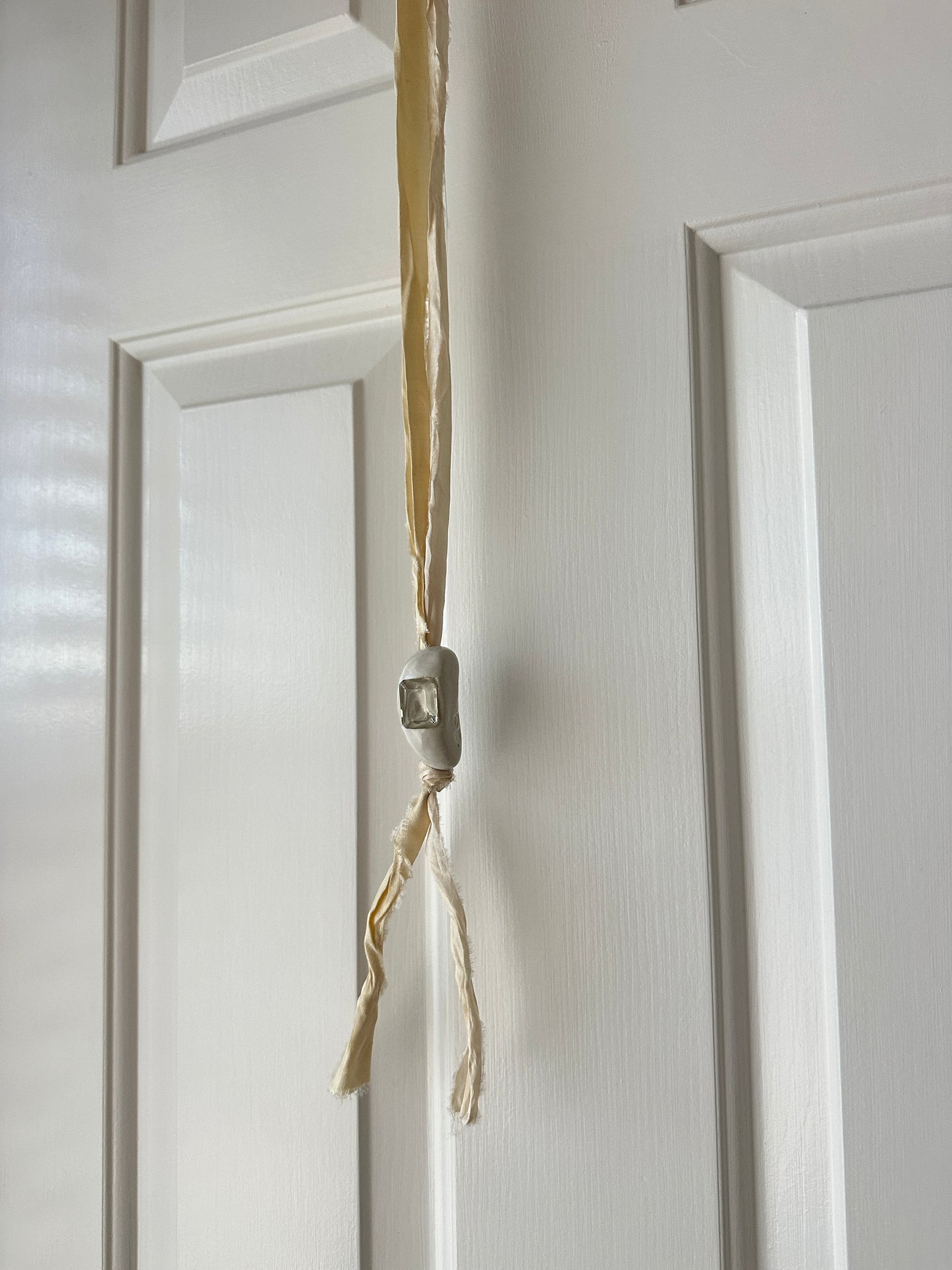 Ceramic Bean Pendant Neckace