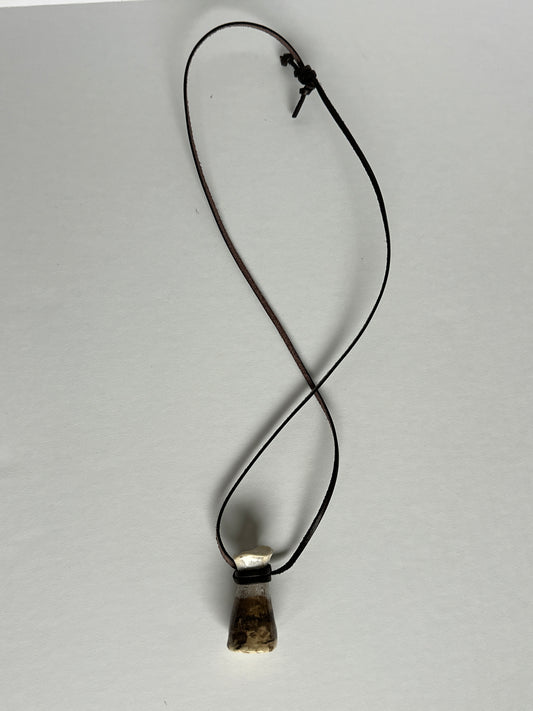“Fill me up” ceramic vessle necklace