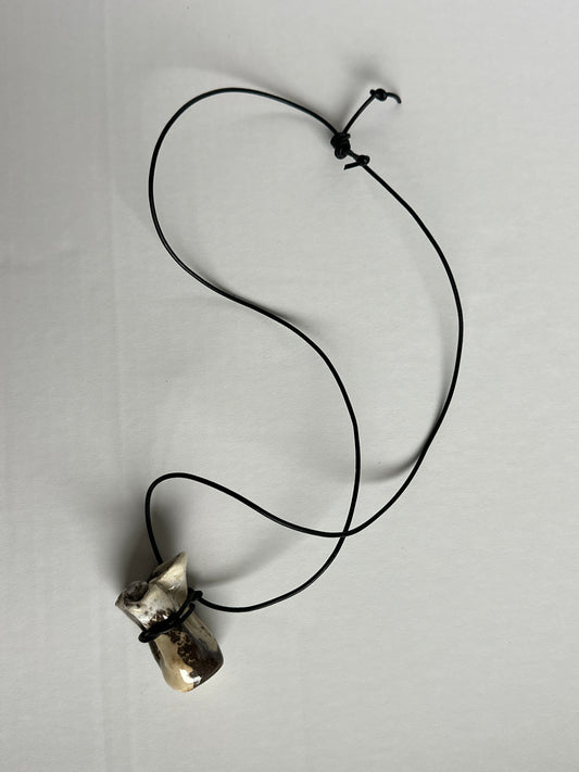 “Fill me up” ceramic vessel necklace