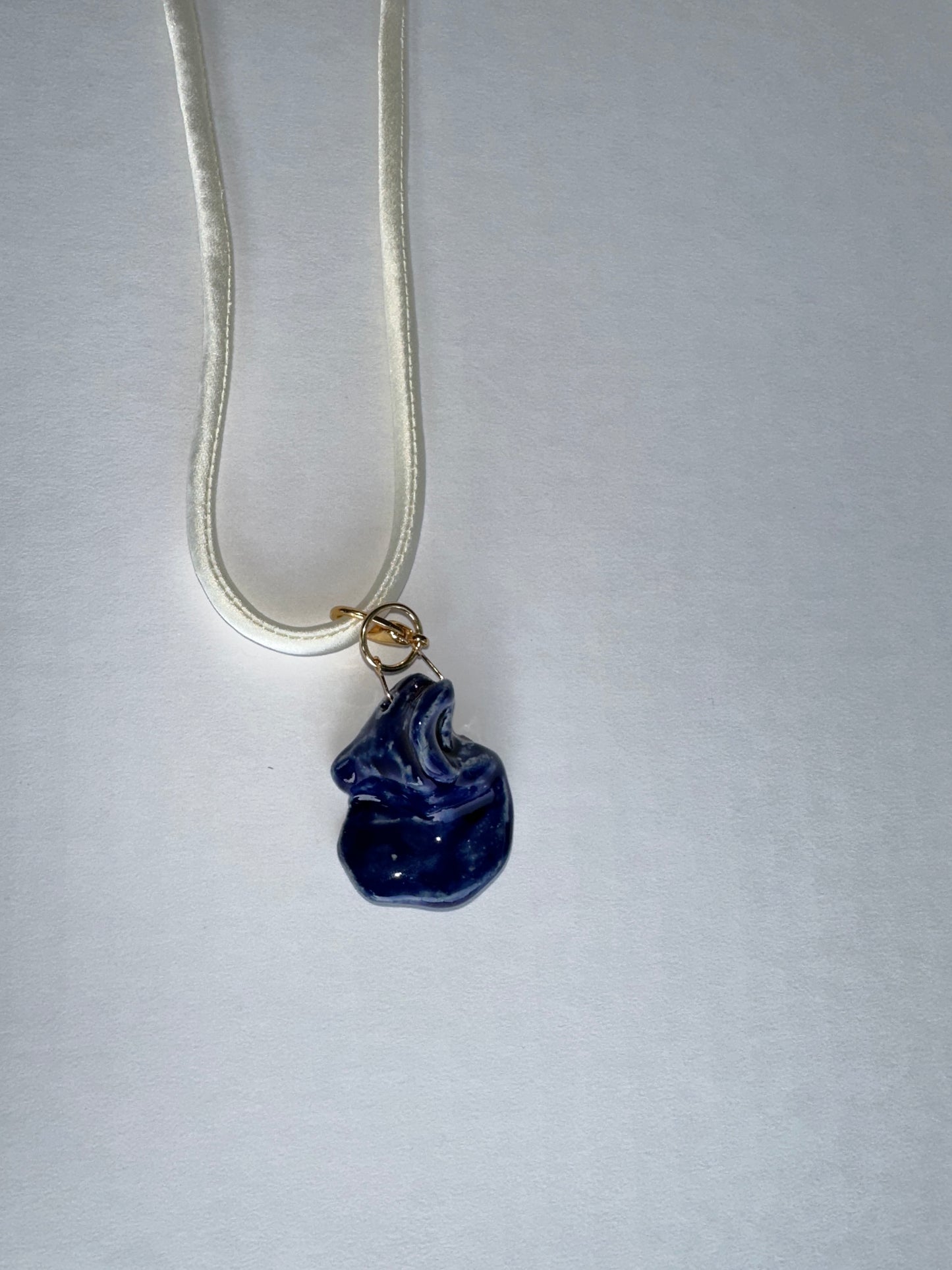 Blue Roundhead Necklace