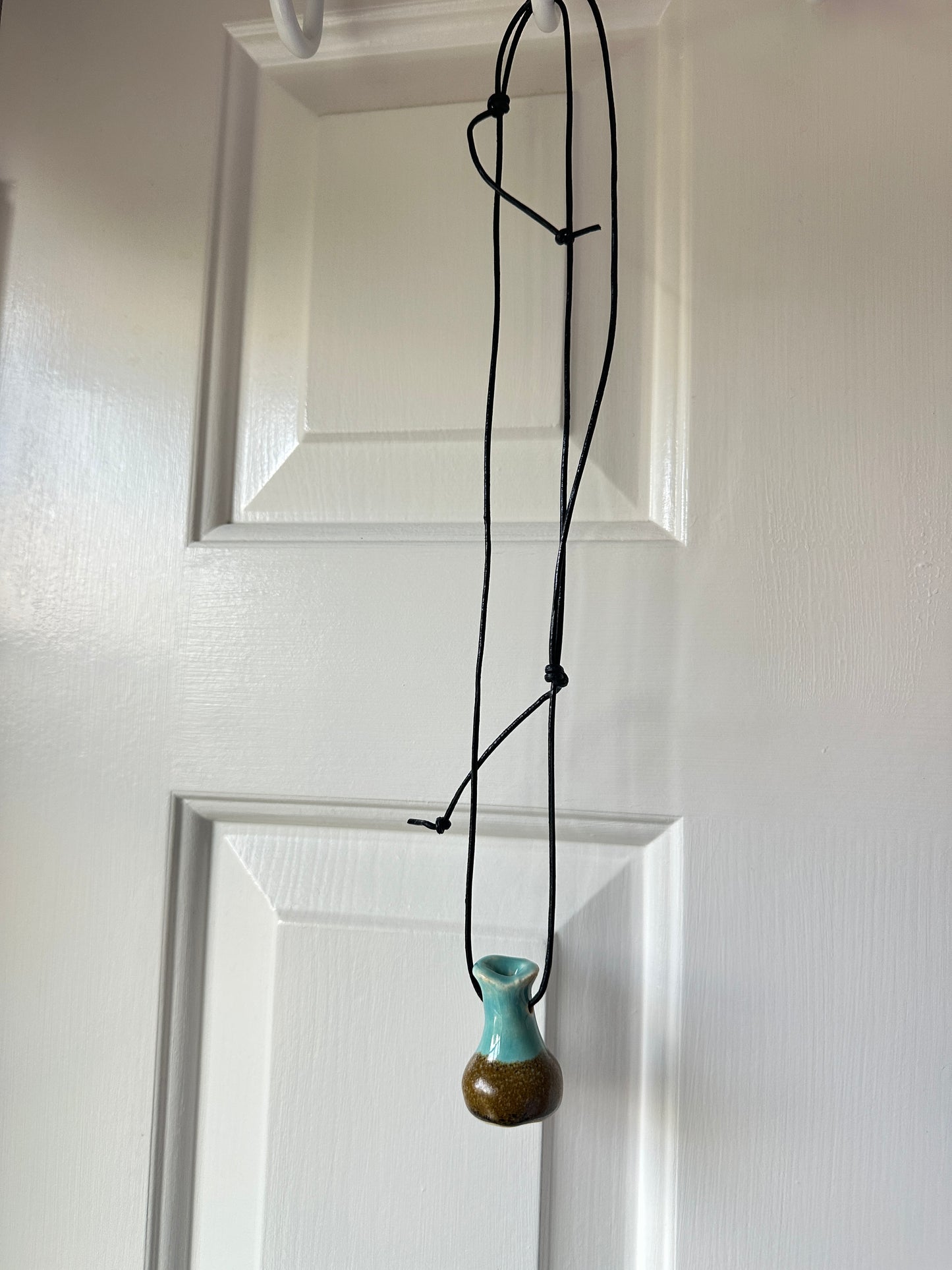 “Fill Me Up” Ceramic Bottle Necklace