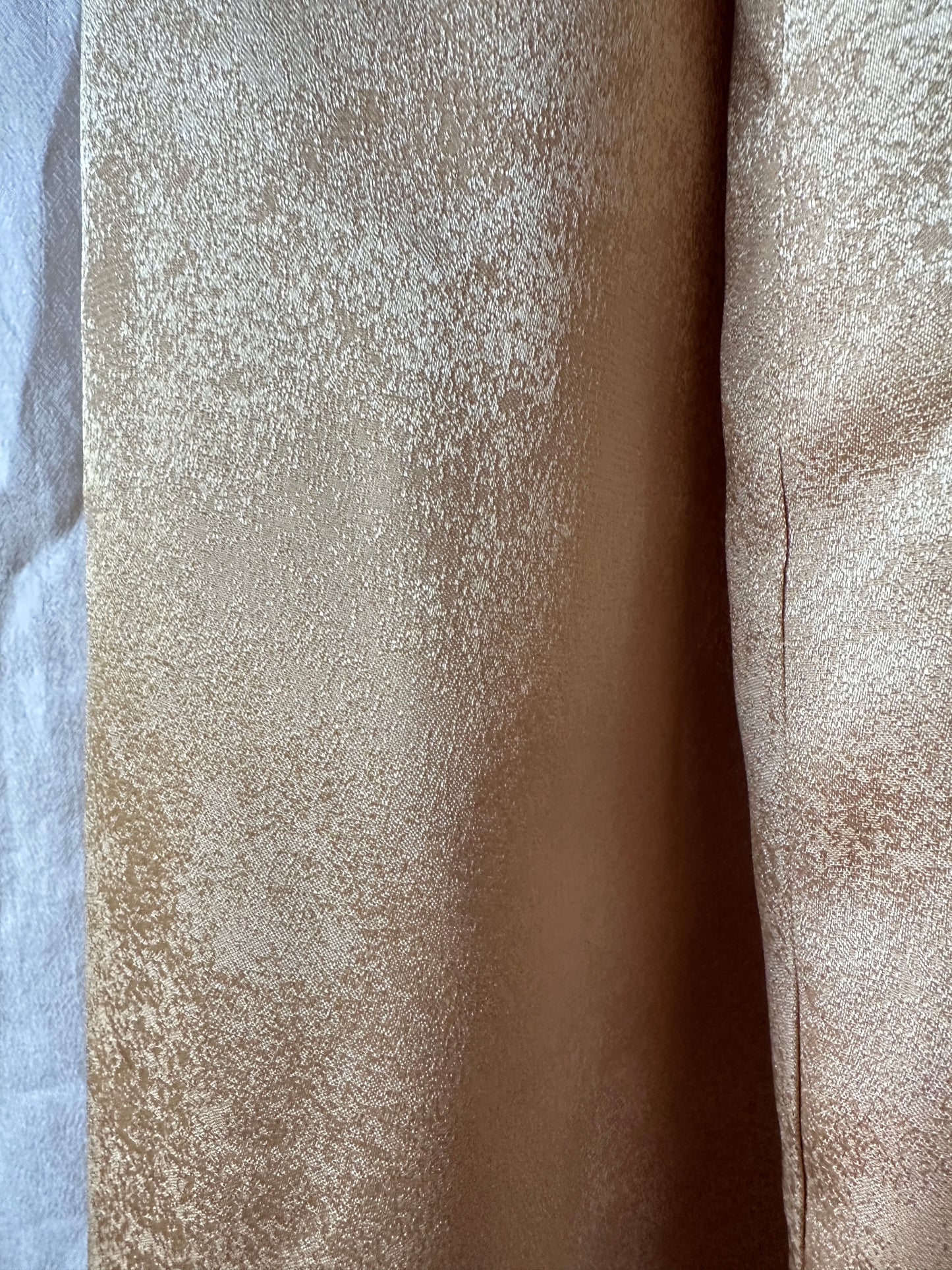 Vintage silk sleeveless robe duster