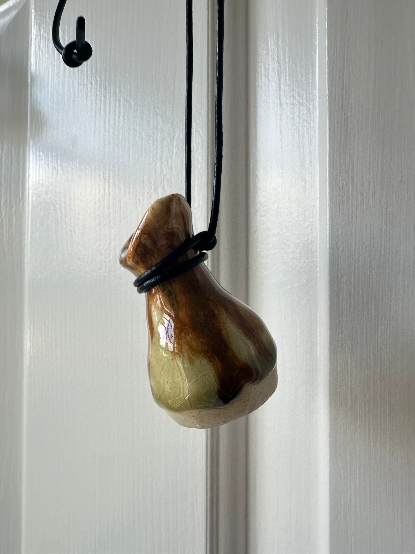 “Fill Me Up” Ceramic bottle necklace
