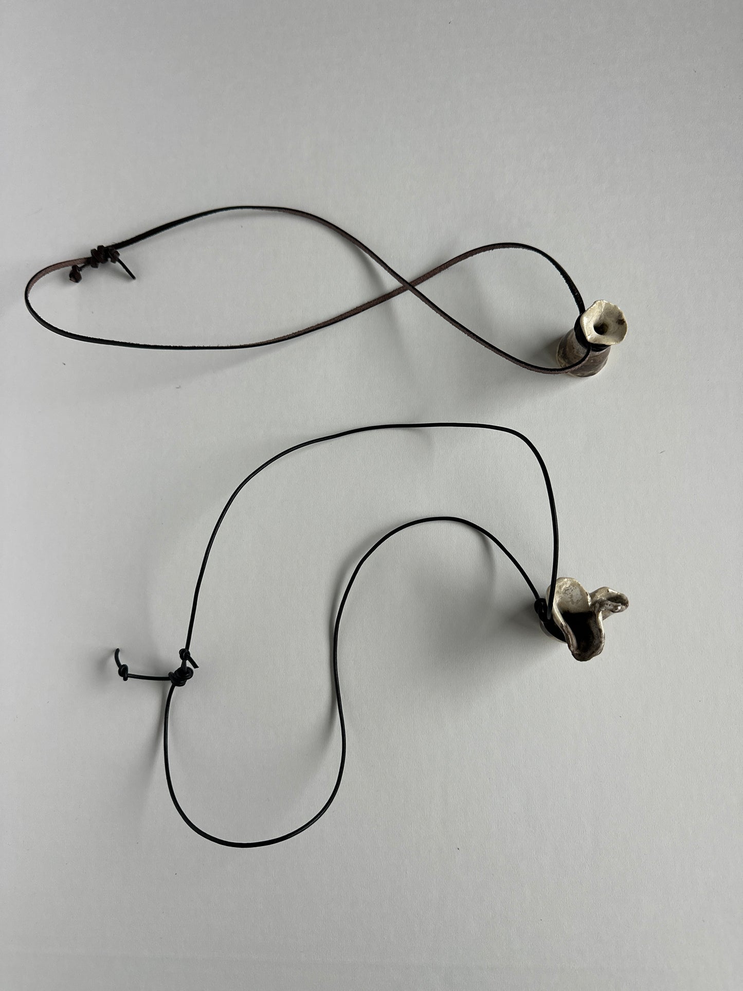 “Fill me up” ceramic vessel necklace