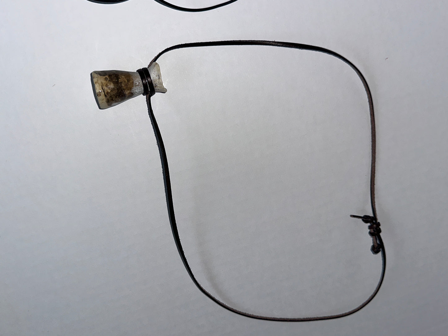 “Fill me up” ceramic vessle necklace