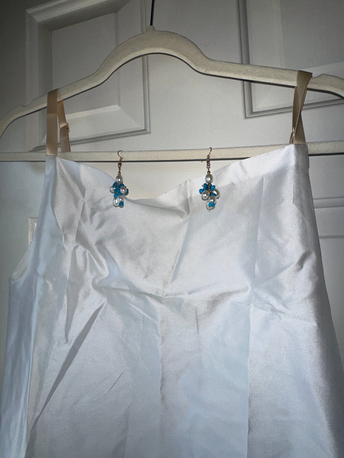 Turquoise Bloom Earrings (Gold)