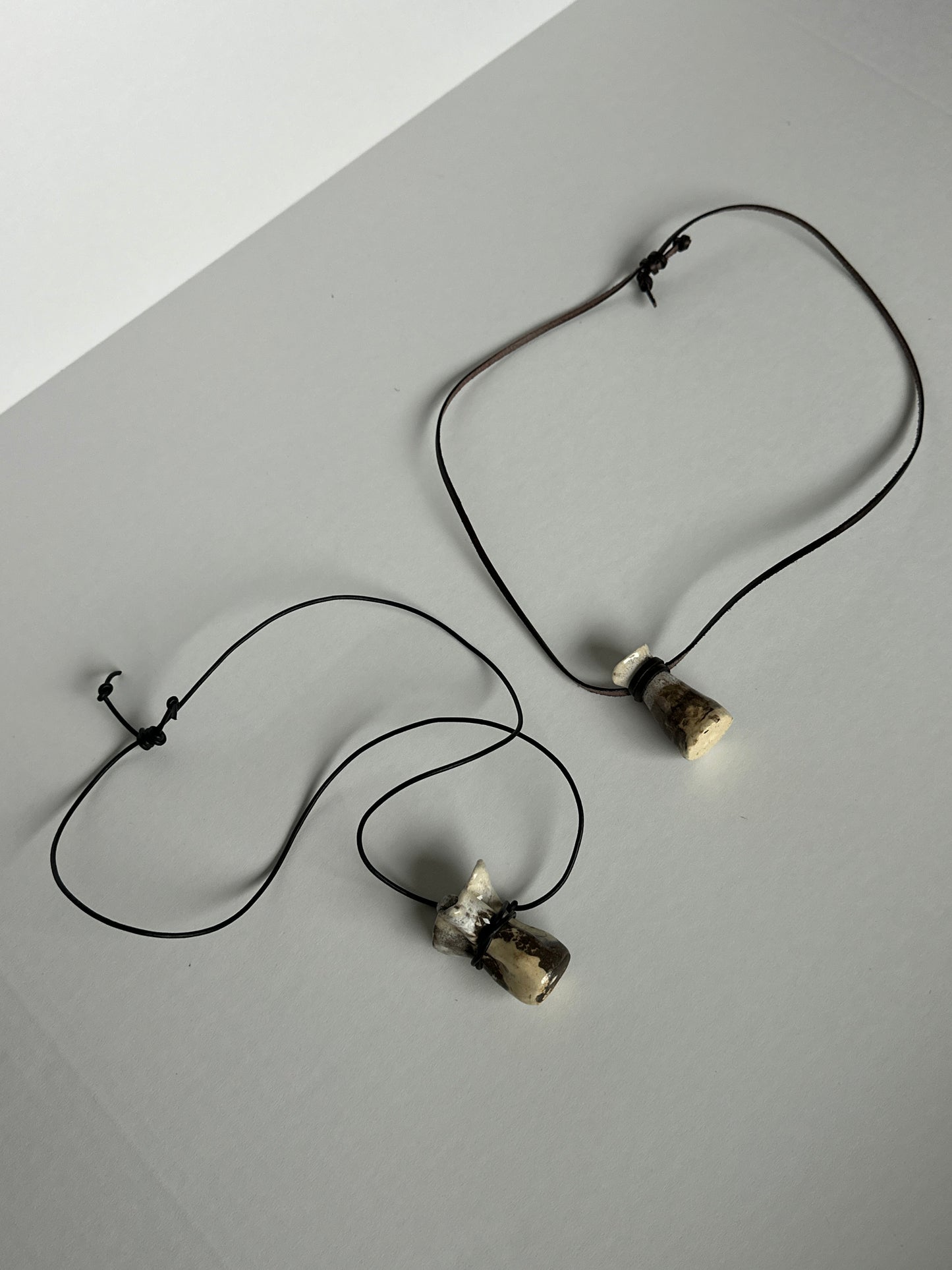 “Fill me up” ceramic vessel necklace