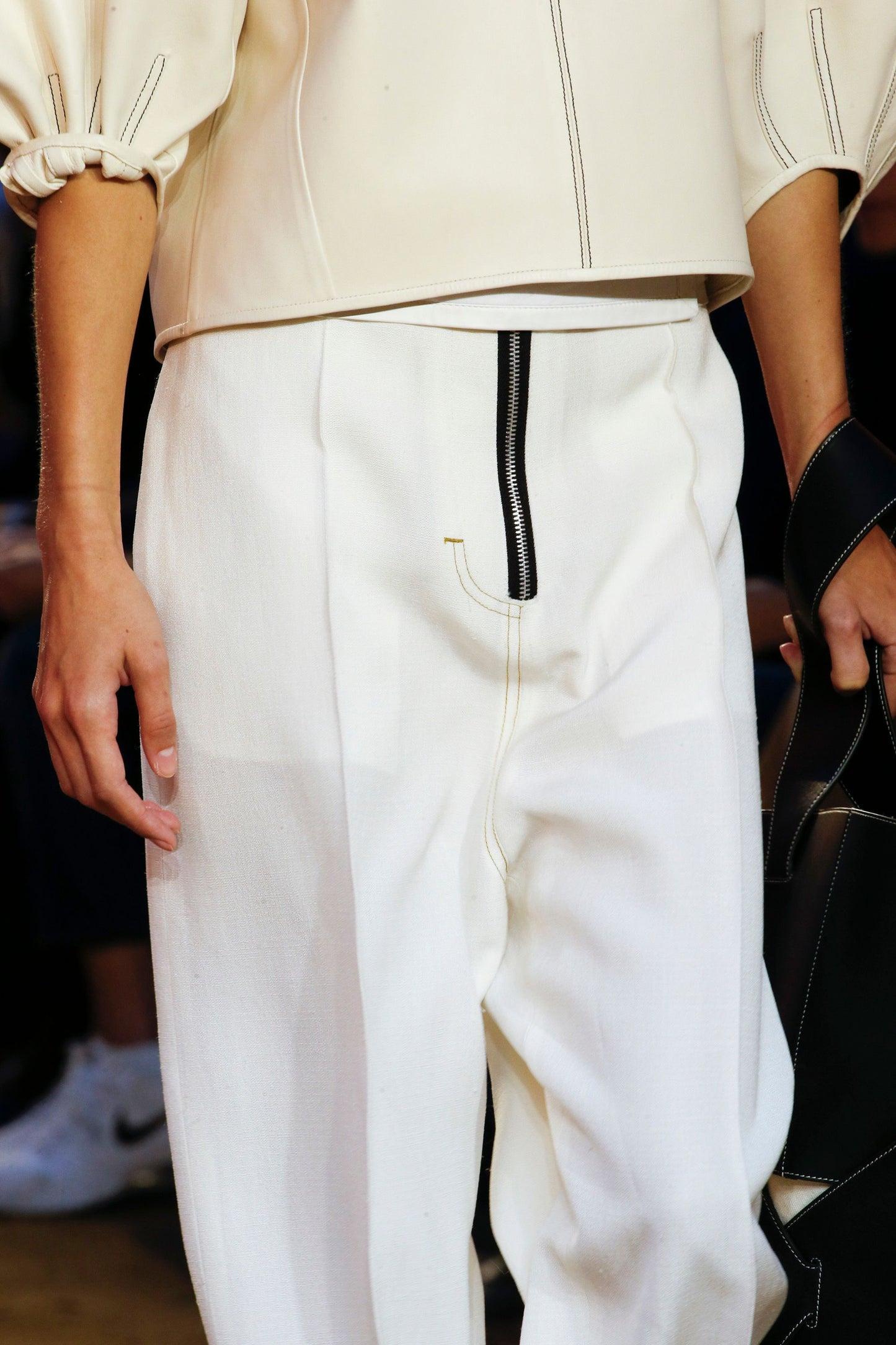 Celine SS16 Off-White Tailored Trousers Runway Piece by Phoebe Philo