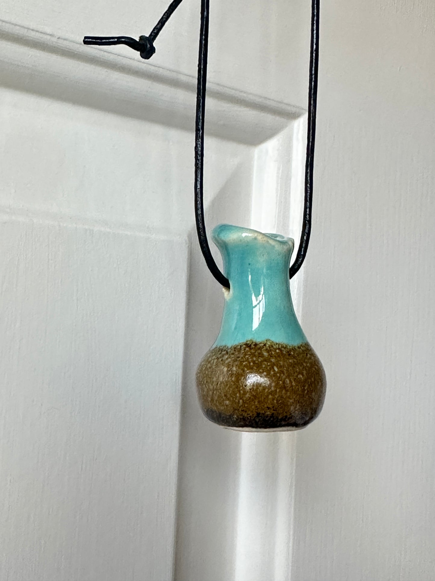 “Fill Me Up” Ceramic Bottle Necklace