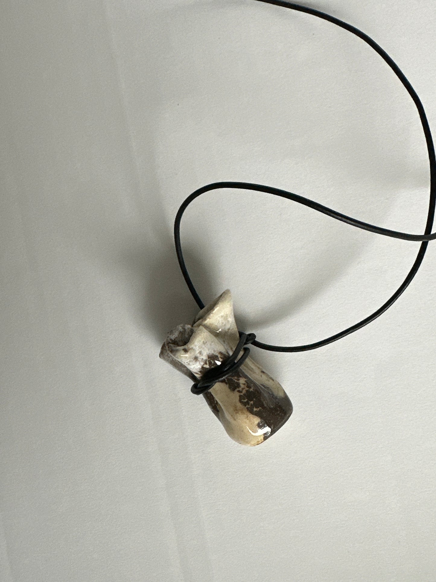“Fill me up” ceramic vessel necklace