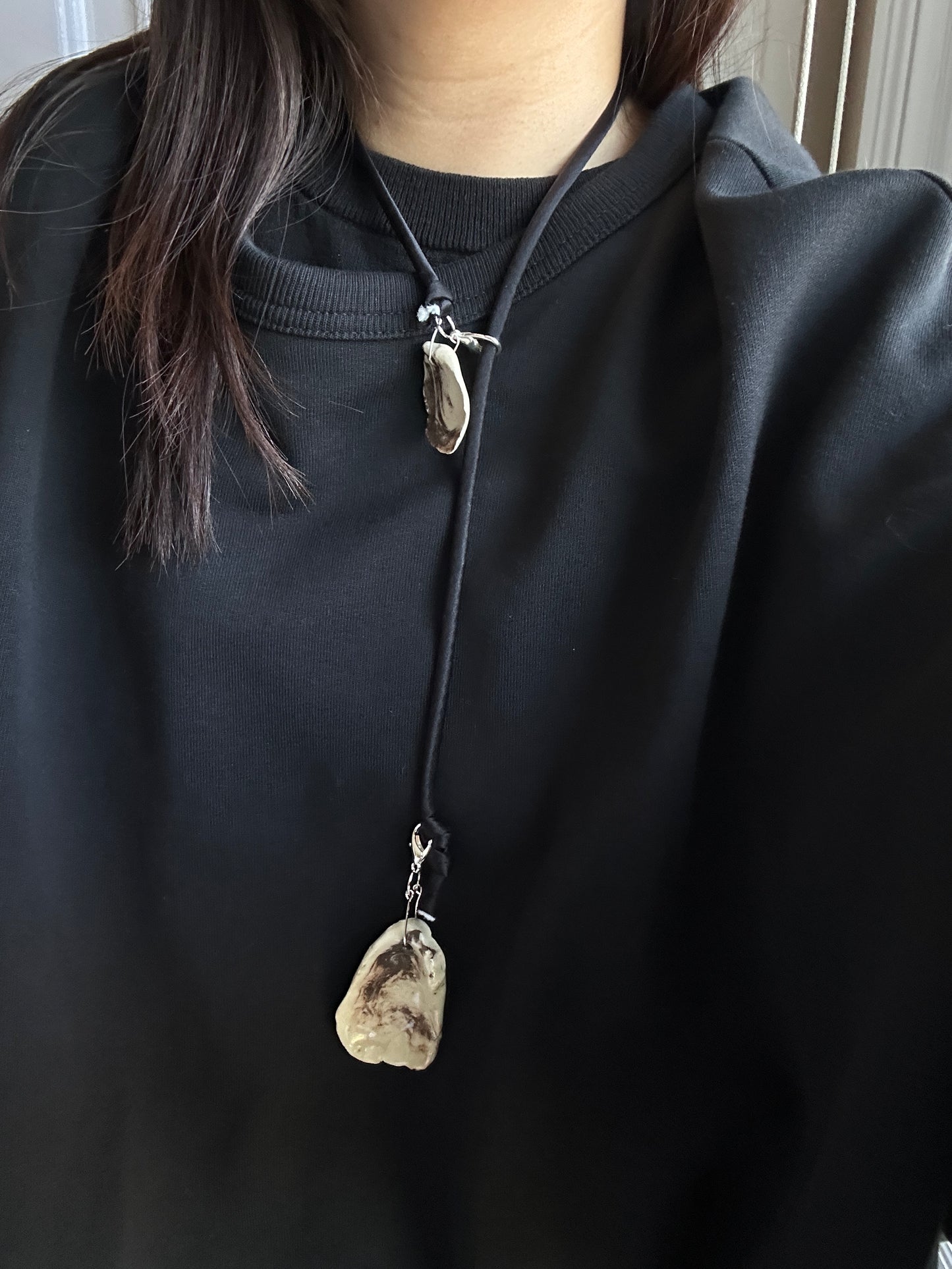 Fossil + Silk Chord Choker