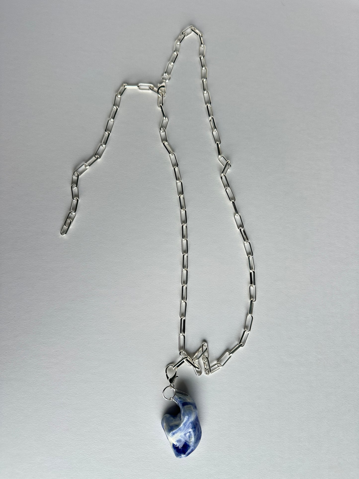 Cobalt Crust Necklace