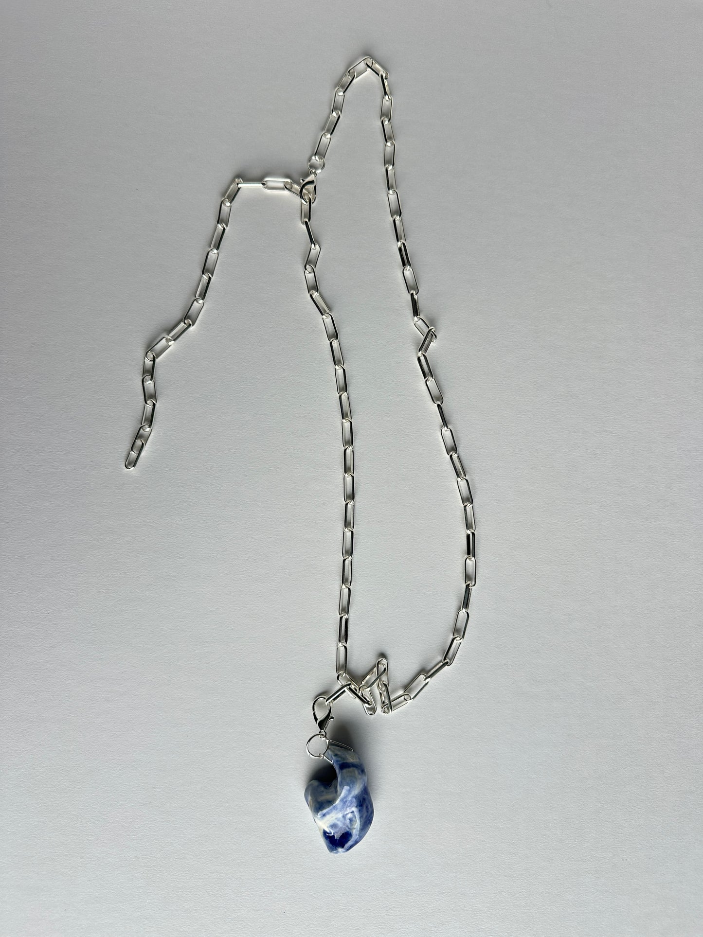 Cobalt Crust Necklace