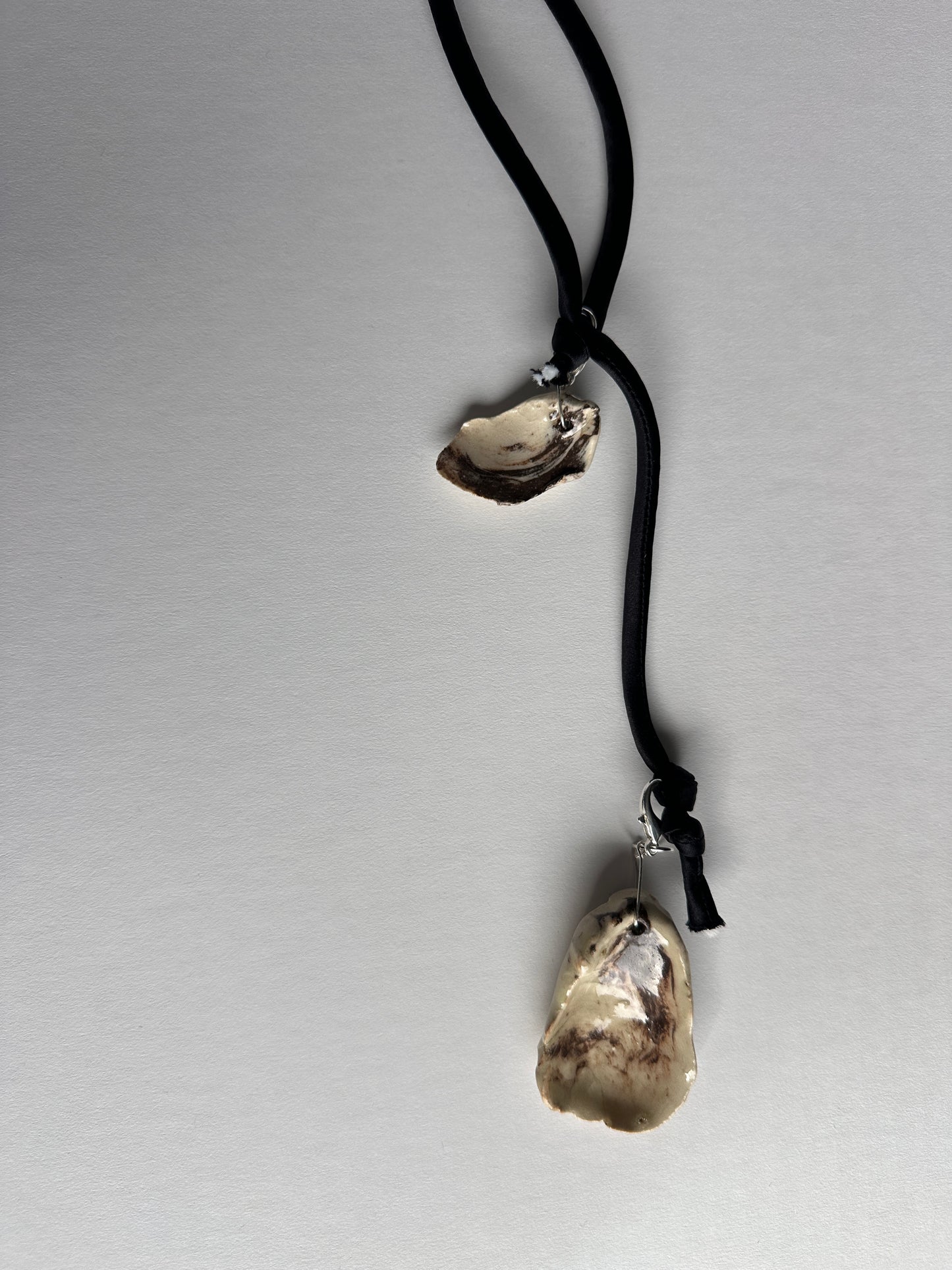 Fossil + Silk Chord Choker