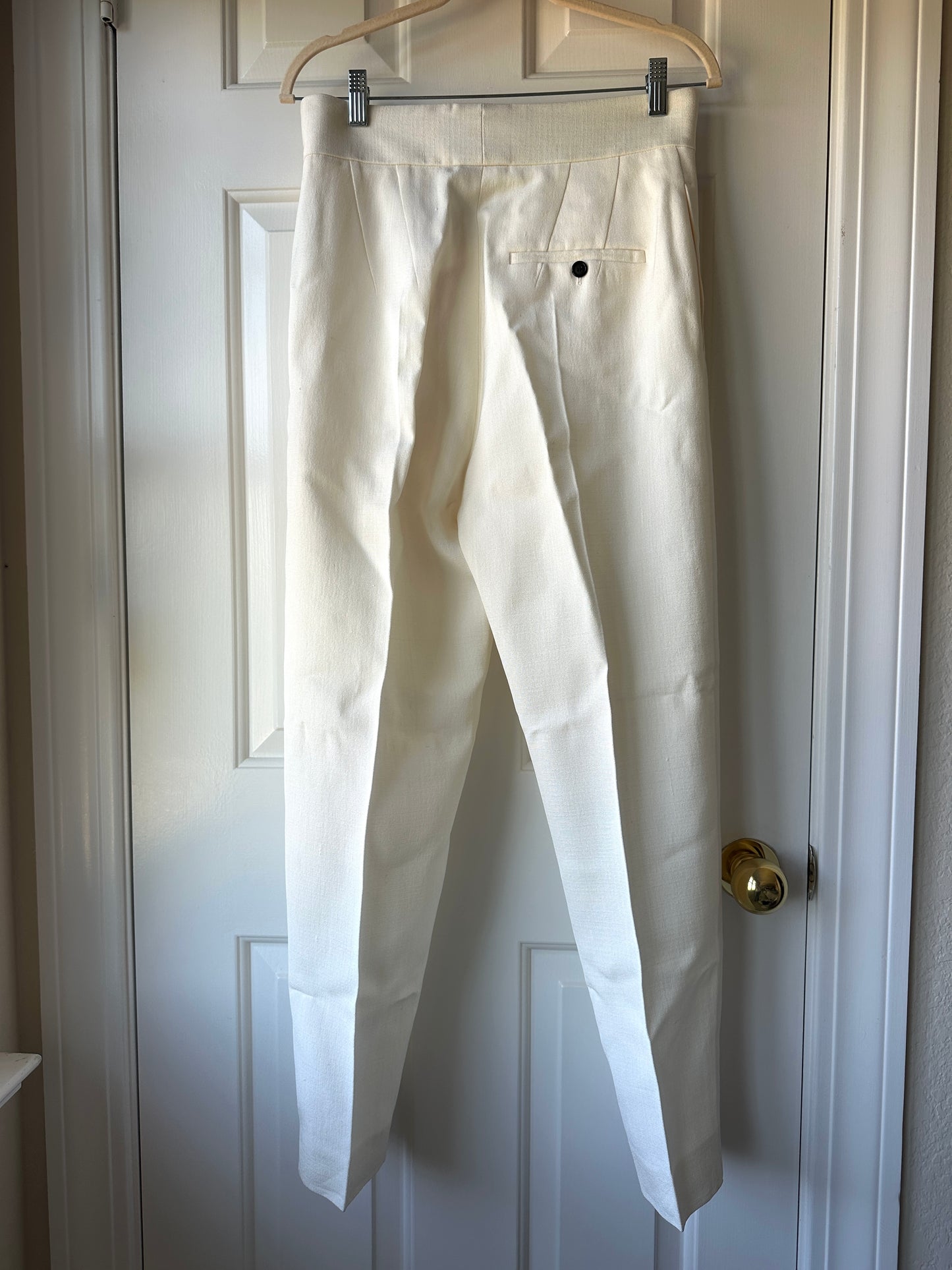 Celine SS16 Off-White Tailored Trousers Runway Piece by Phoebe Philo