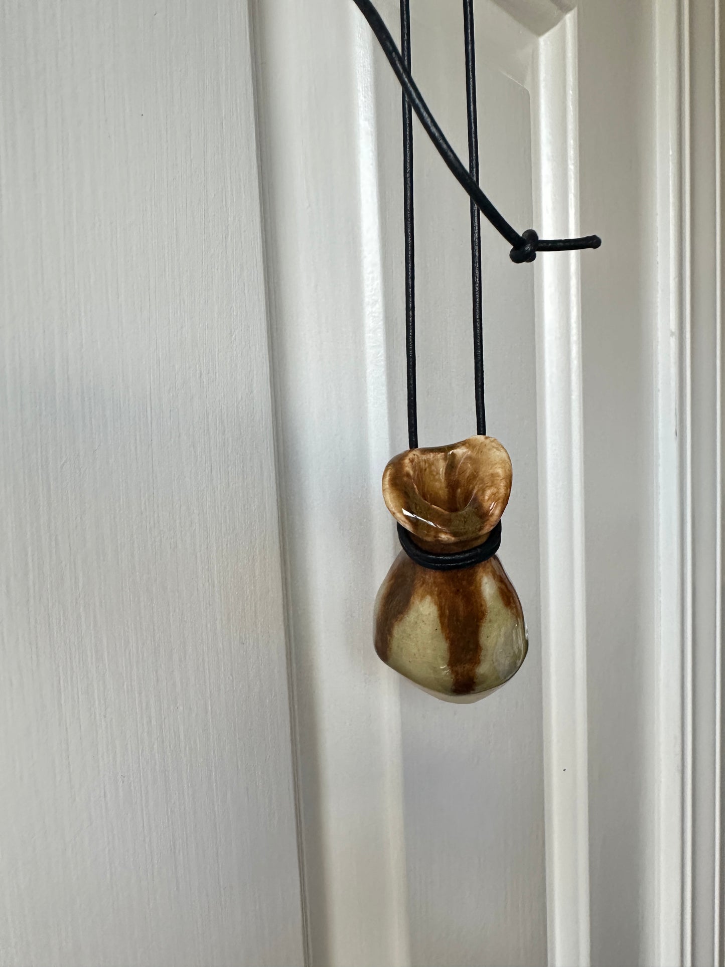“Fill Me Up” Ceramic bottle necklace