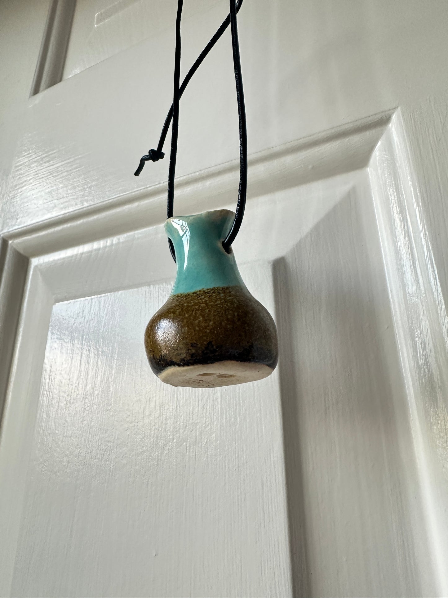“Fill Me Up” Ceramic Bottle Necklace