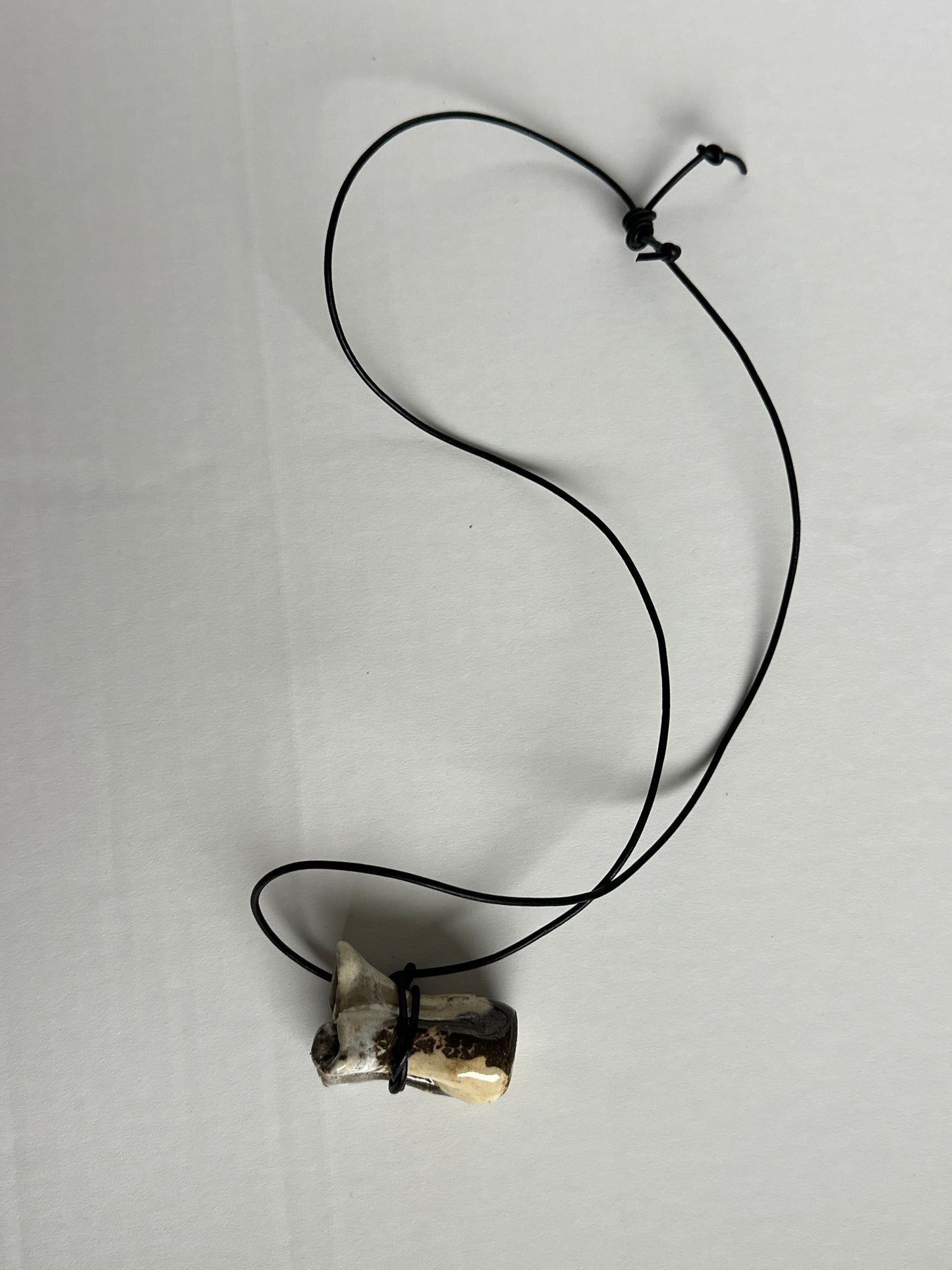 “Fill me up” ceramic vessel necklace