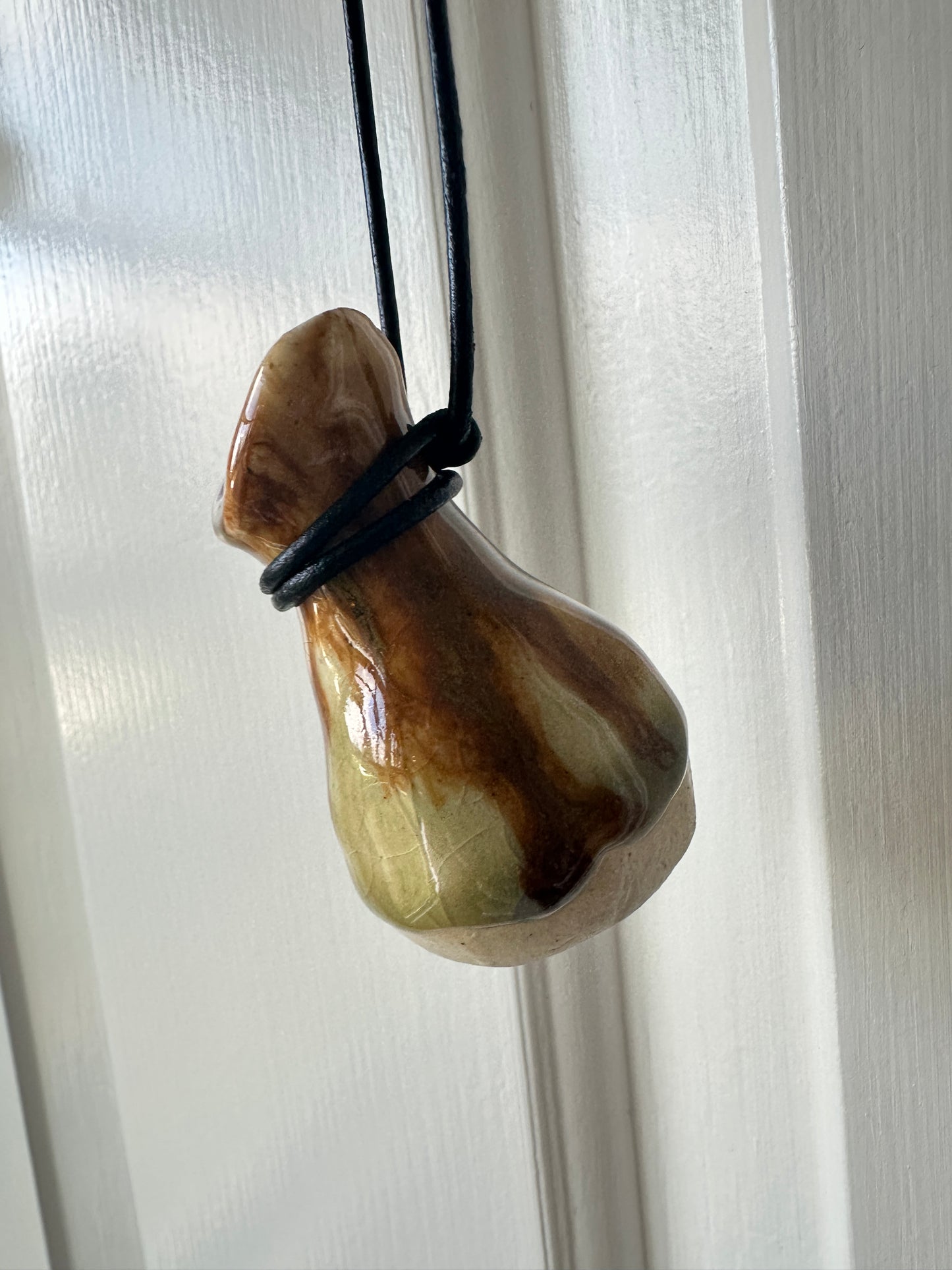 “Fill Me Up” Ceramic bottle necklace