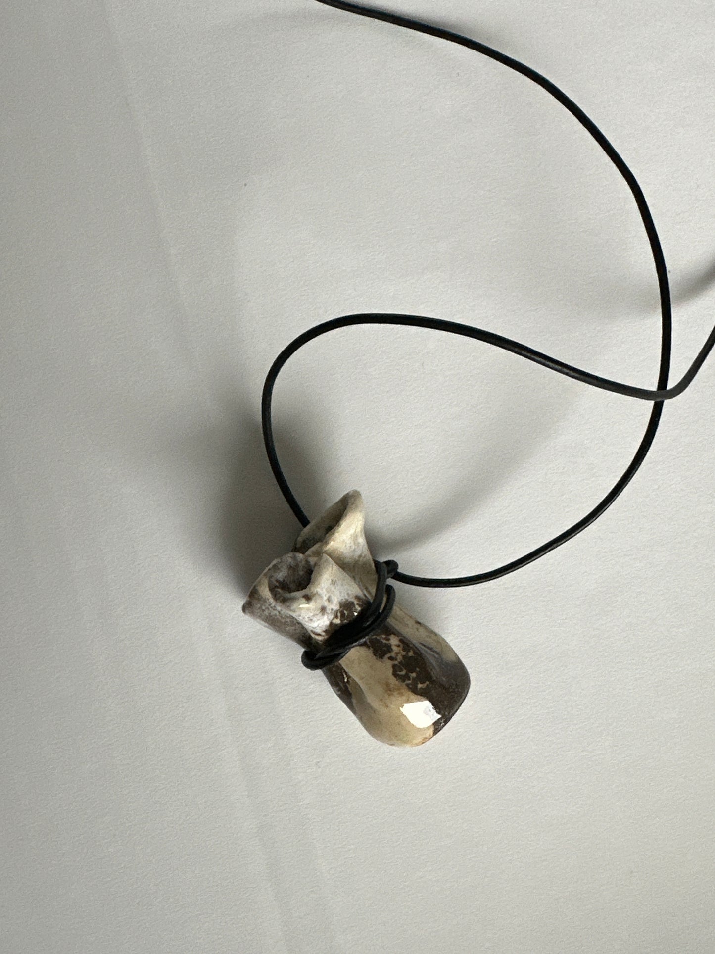 “Fill me up” ceramic vessel necklace