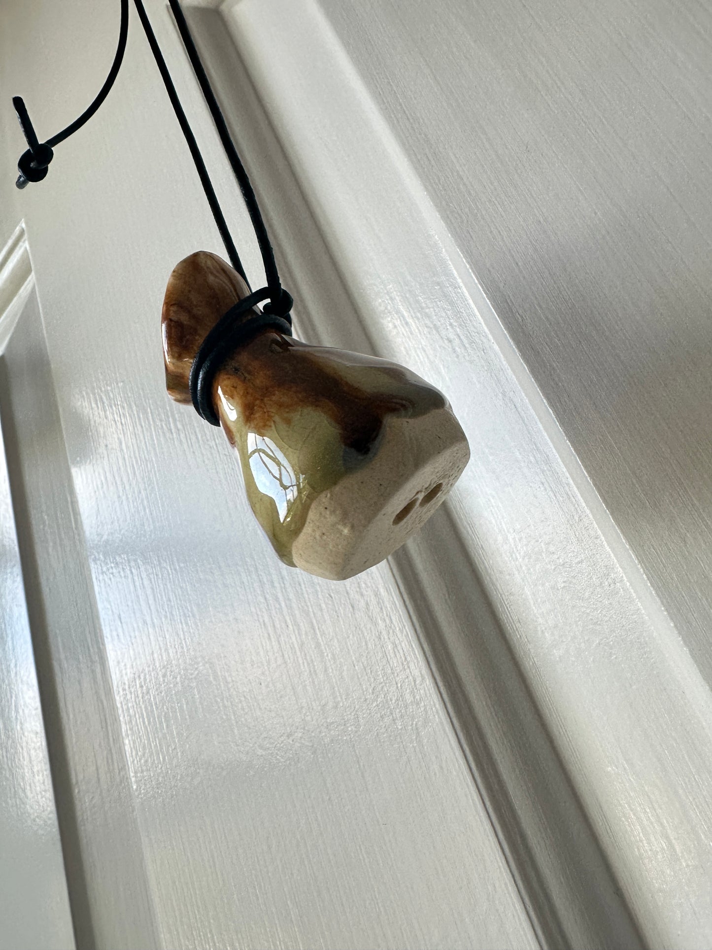 “Fill Me Up” Ceramic bottle necklace