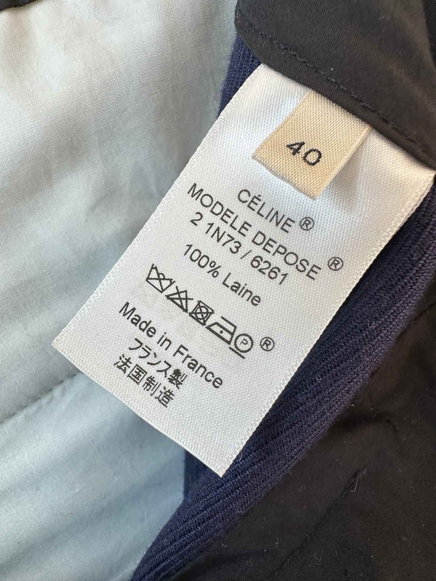 Celine Resort 2016 Cropped Wool Pants By Phoebe Philo