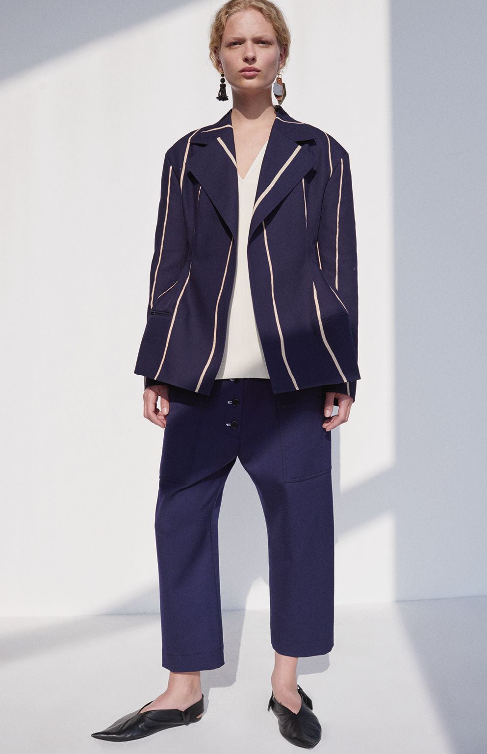 Celine Resort 2016 Cropped Wool Pants By Phoebe Philo