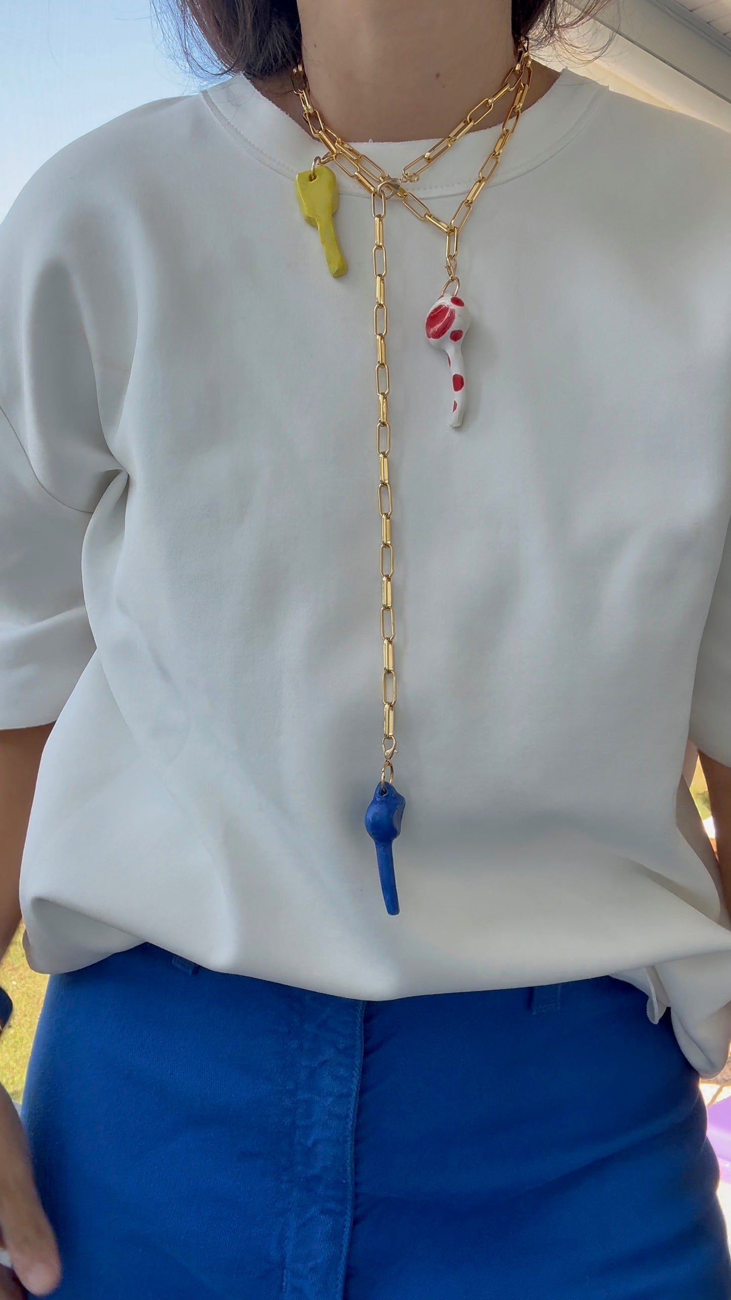 135 N "3 Key Necklace"