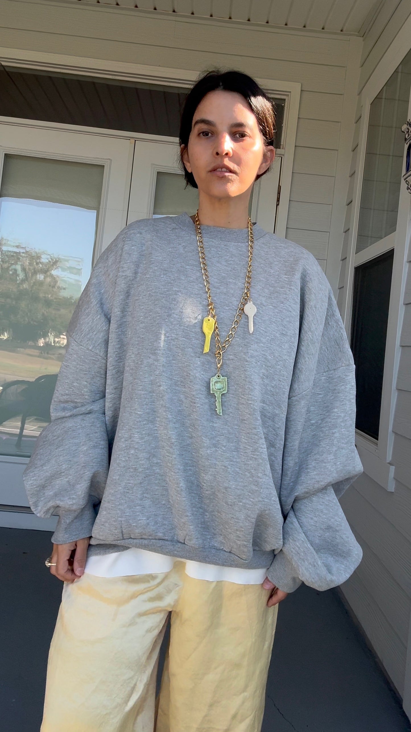 8th Ave "3 Key Necklace"