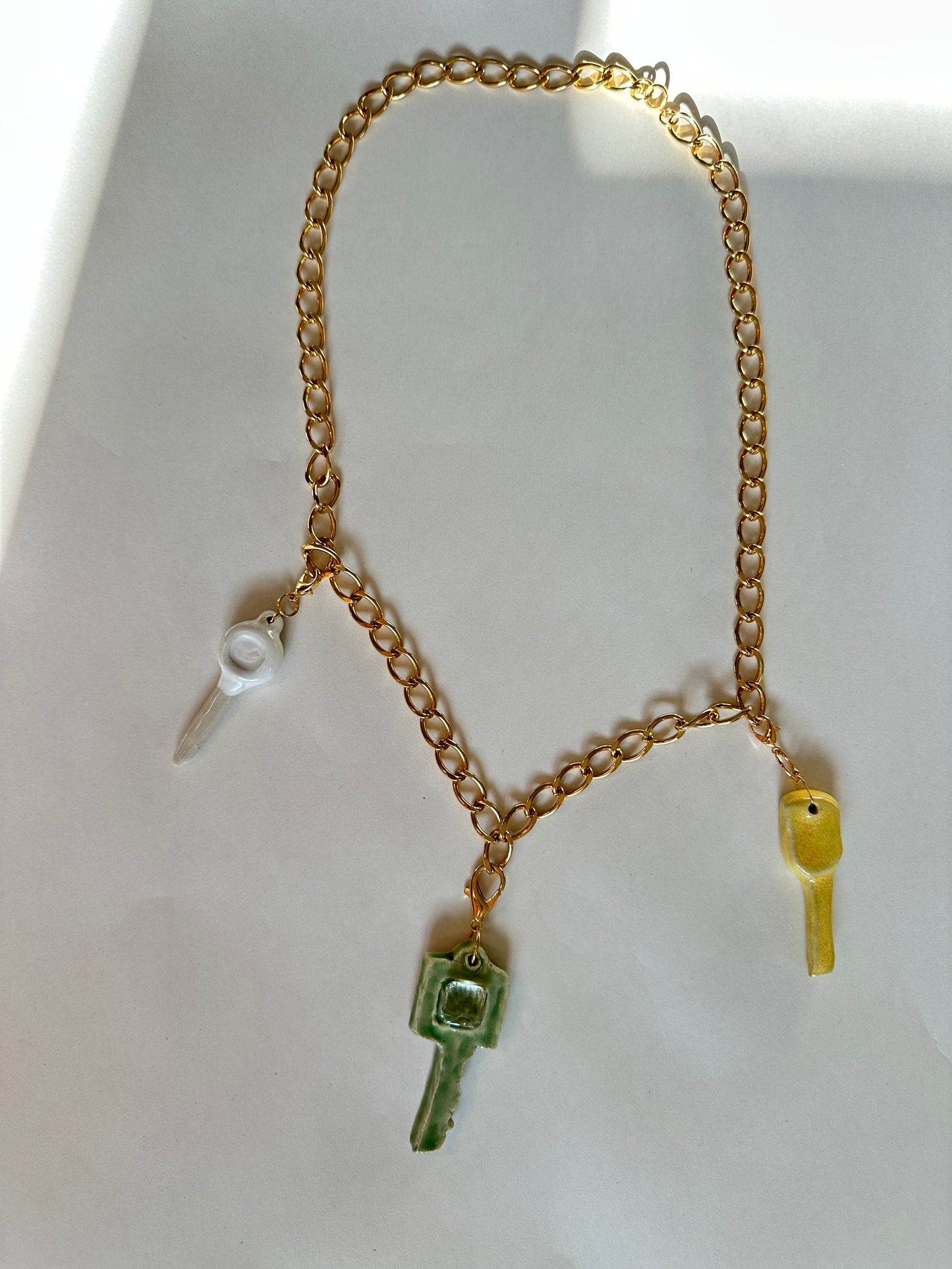 8th Ave "3 Key Necklace"