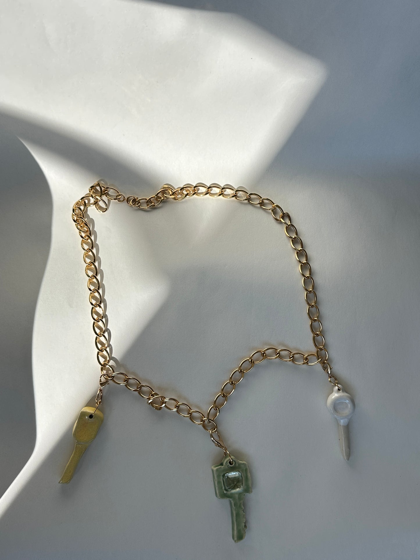 8th Ave "3 Key Necklace"