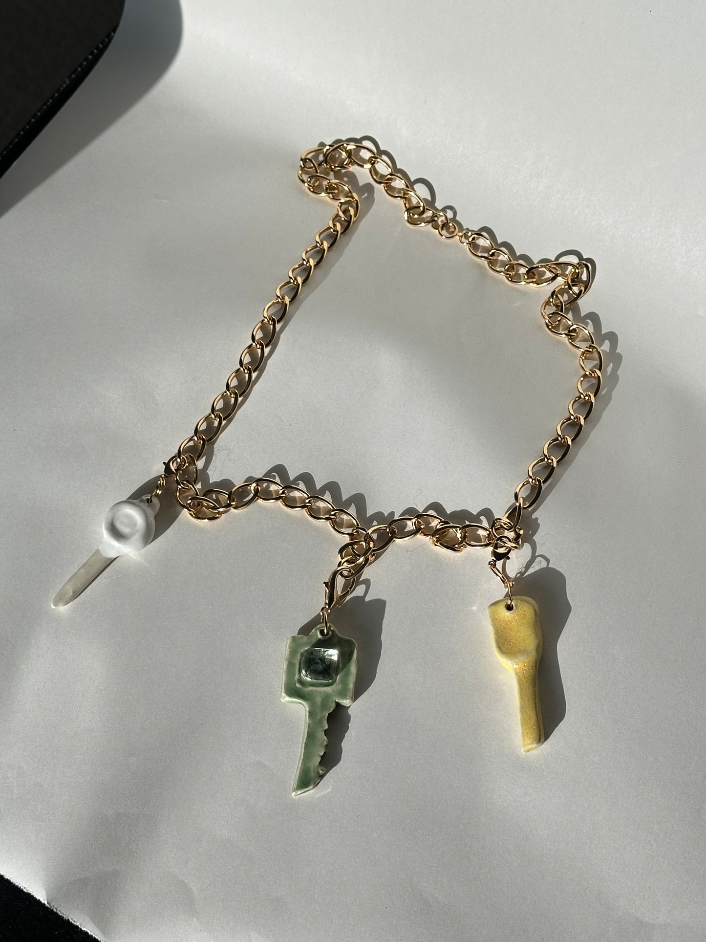 8th Ave "3 Key Necklace"