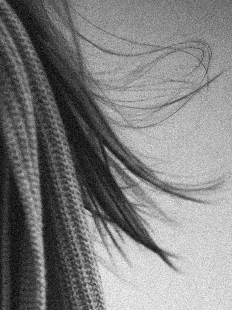 AURALEE Purple Ribbed Knit Wool Mohair Cardigan